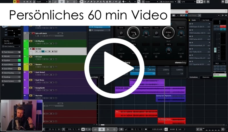 Cubase Mixing Persönliches Video